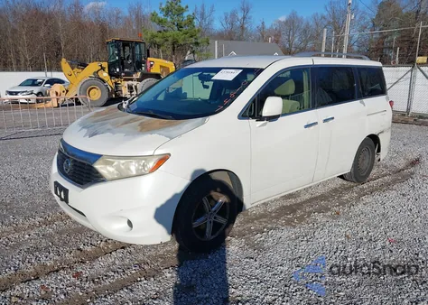 2012 Nissan Quest S from USA, damaged, VIN JN8AE2KP8C9045123